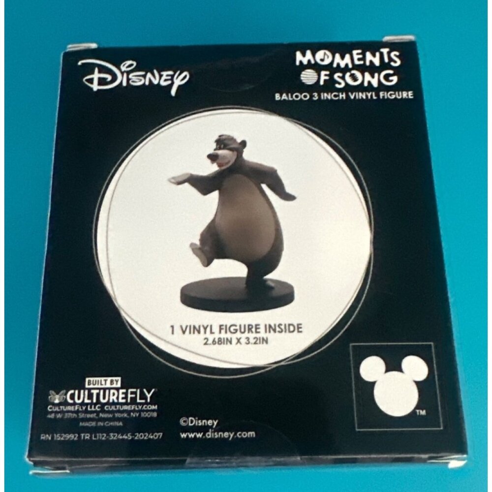 Disney Moments of Song The Jungle Book Baloo 3" Vinyl Collectible Figure,‎ NIB - Picture 2 of 5